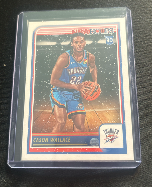 Cason Wallace NBA Hoops Rookie (Winter) #252