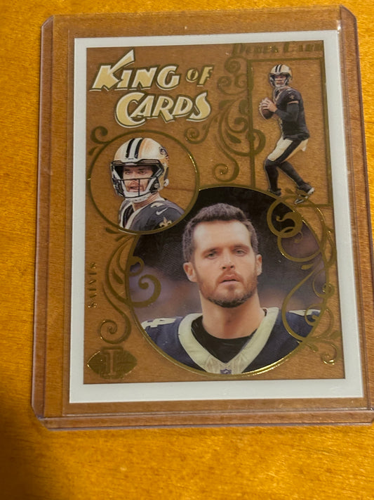 Derek Carr Panini King of Cards #5