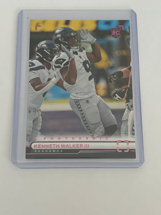 Kenneth Walker Panini Rookie (Pink) PH-37