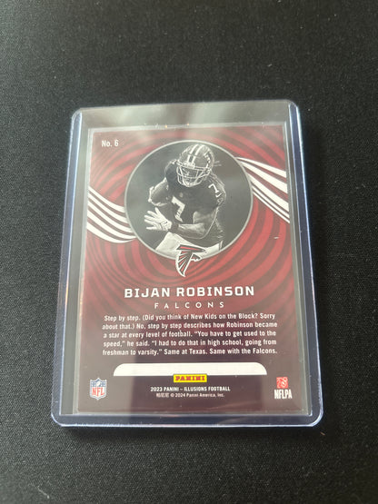 Bijan Robinson Panini Illusions Rookie #6