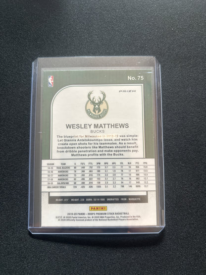 Wesley Matthews NBA Hoops (Green) #75