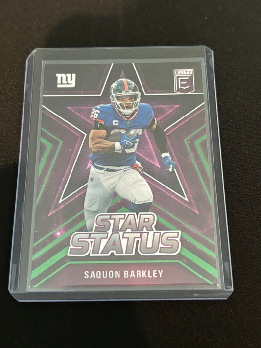 Saquon Barkley Panini Elite Star Status #9