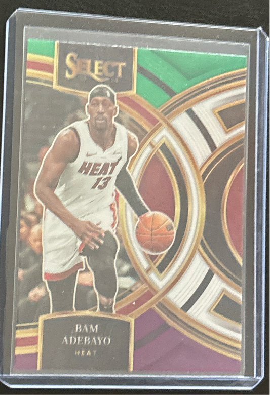 Bam Adebayo Panini Select (Tri Color Prizm) #142