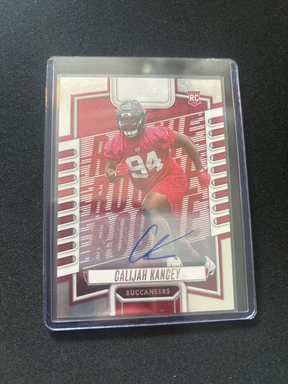 Calijah Kancey Panini Absolute Signature Rookie #155