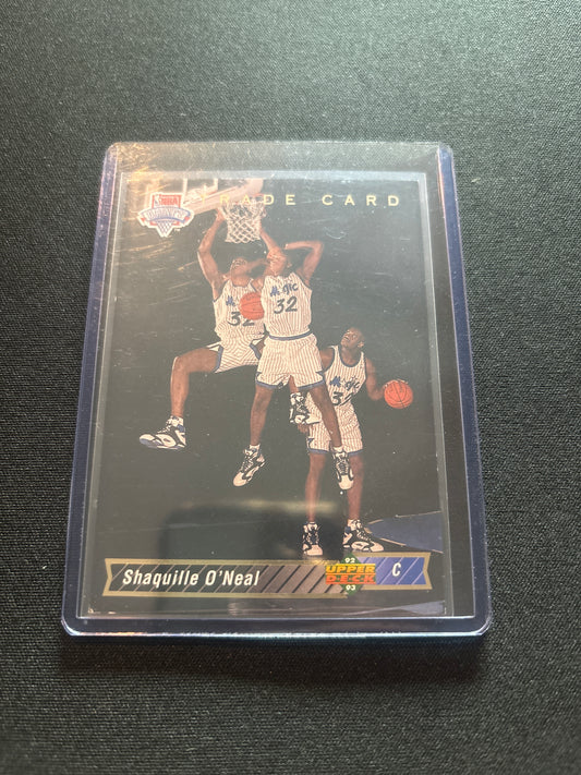 Shaquille O'Neal Upper Deck Trade Rookie Card #1b