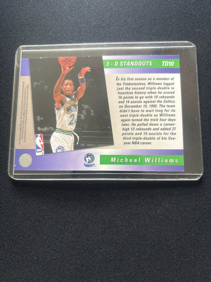 Michael Williams Upper Deck 3-D Standouts TD10