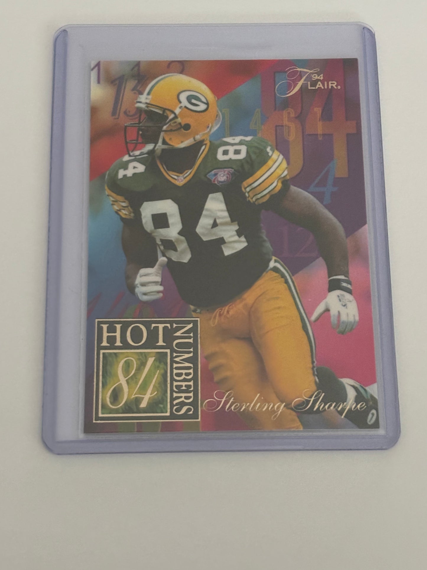 Sterling Sharpe Flair Hot Numbers 12 of 15