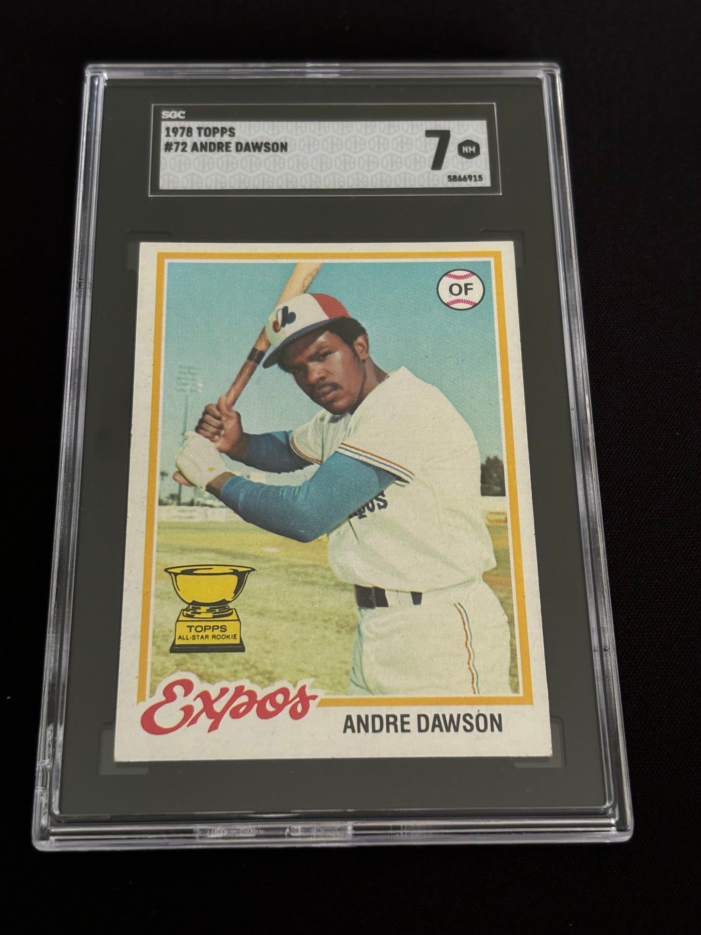 Andre Dawson Topps Rookie #72