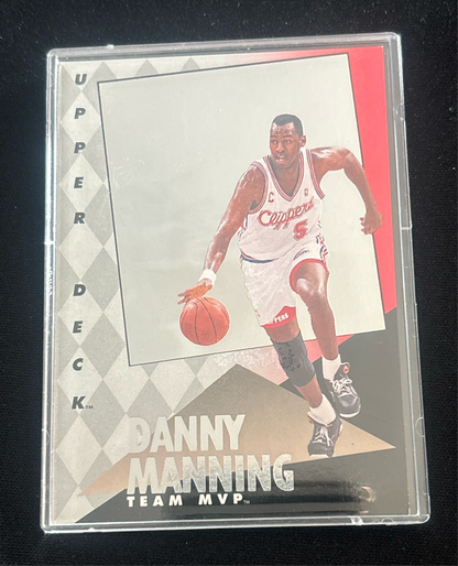 Danny Manning Upper Deck Team MVP Hologram #12