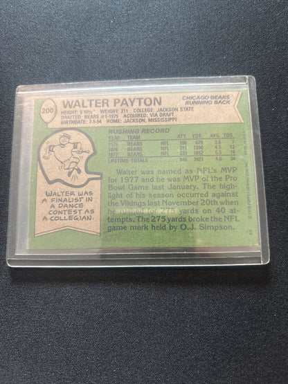 Walter Payton 78 Topps #200