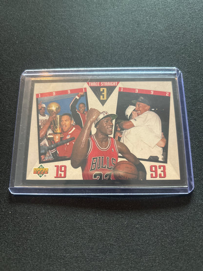 Michael Jordan Upper Deck 3 Straight SP-4