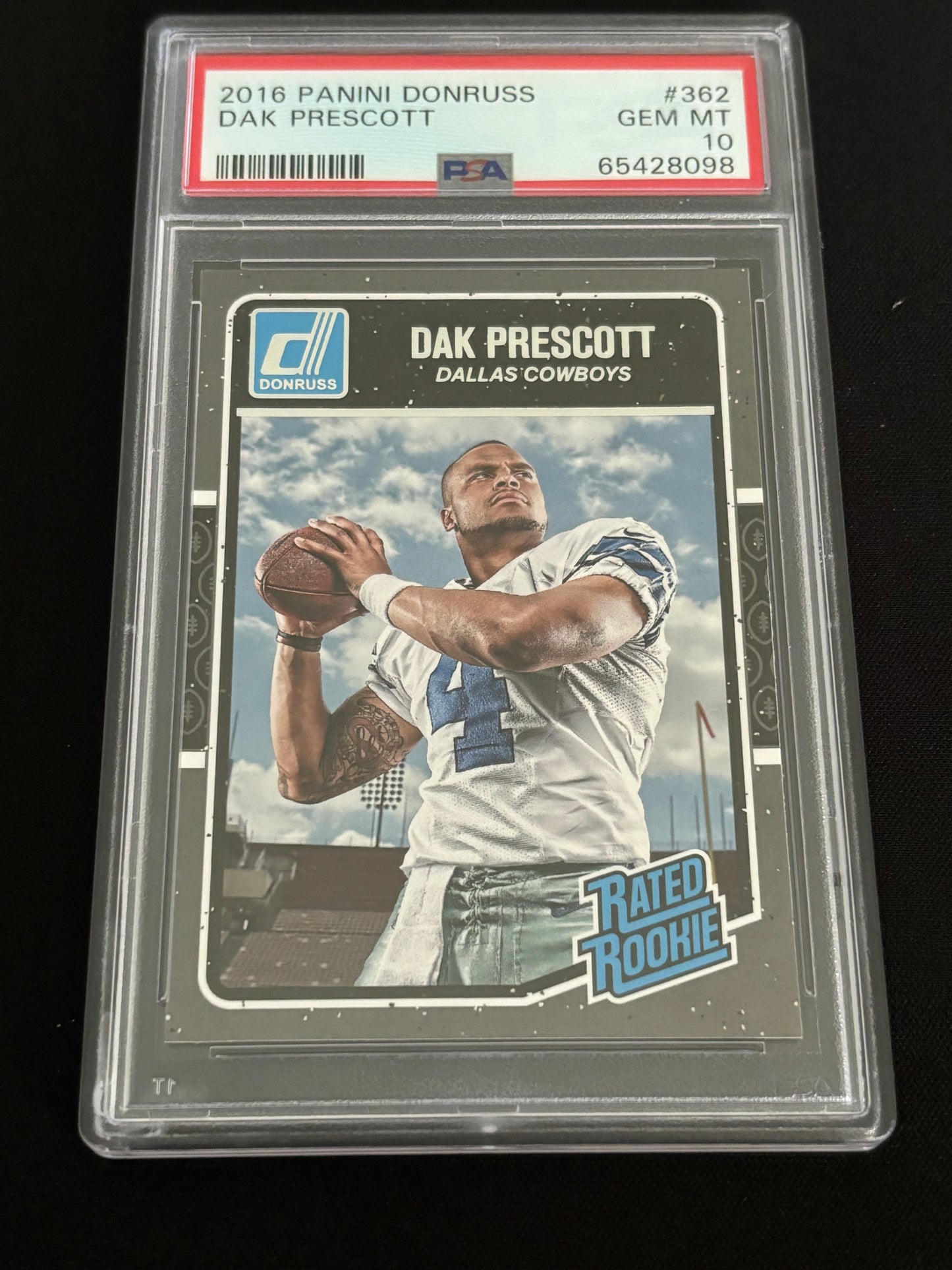 Dak Prescott 2016 Donruss Rookie #362