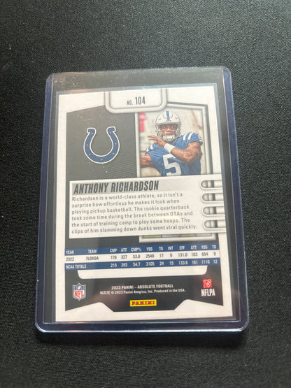 Anthony Richardson Panini Absolute Rookie #104