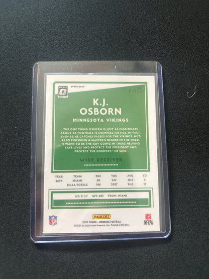 K.J. Osborn Donruss Optic (Aqueous Test) P-252