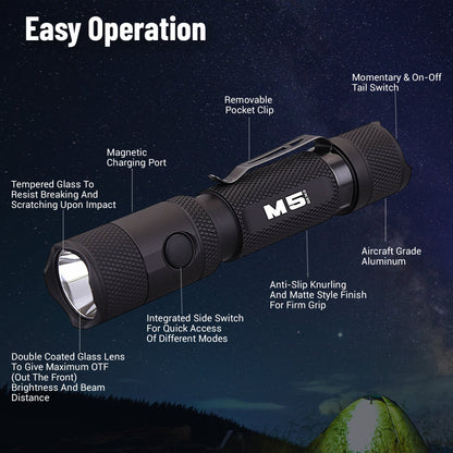 M5 Gen3 - 2,030 Lumen EDC Flashlight