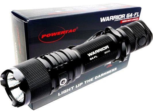 Warrior G4-FL - 4200 Lumen Flashlight (Wide beam)