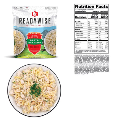 - Favorite Kit, 9 Pack, Emergency Food Supply, MRE, Freeze Dried Food, Survival, Camping Essentials, Backpacking Meals, 15-Year Shelf Life