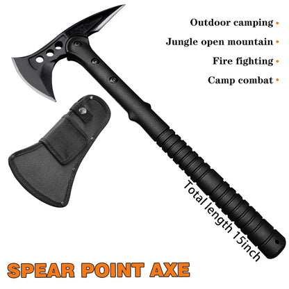 ABS Handle Tactical Axe Outdoor Camping Survival Axe Chopping Trees Self-Defense Multi-Function Rescue High-End Axe