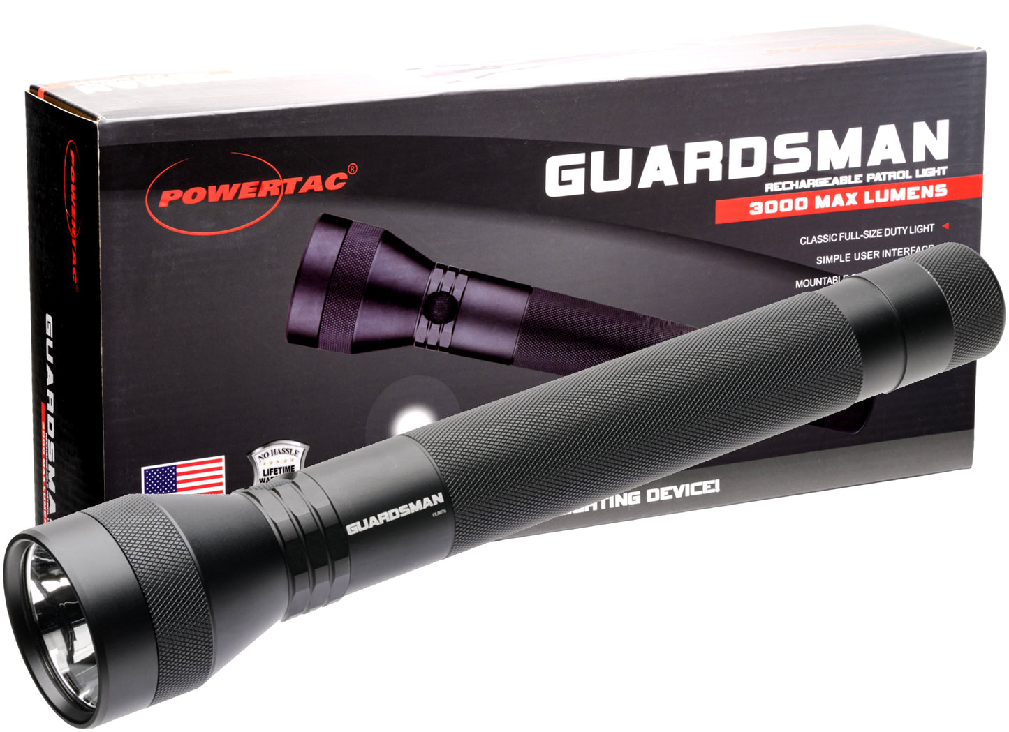 Guardsman - 3,000 Lumen Patrol Flashlight